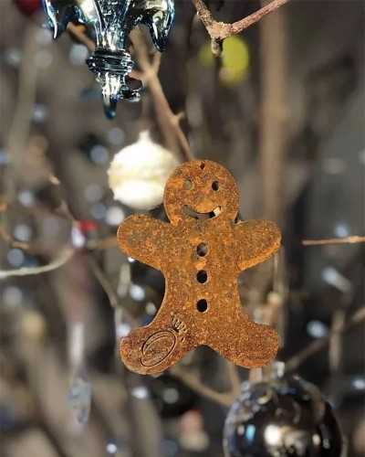 Silhouette - Manele à suspendre en acier corten (Métal) pour la décoration de jardin !